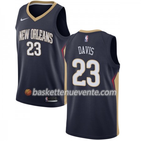 Maillot Basket New Orleans Pelicans Anthony Davis 23 Nike 2017-18 Navy Swingman - Homme
